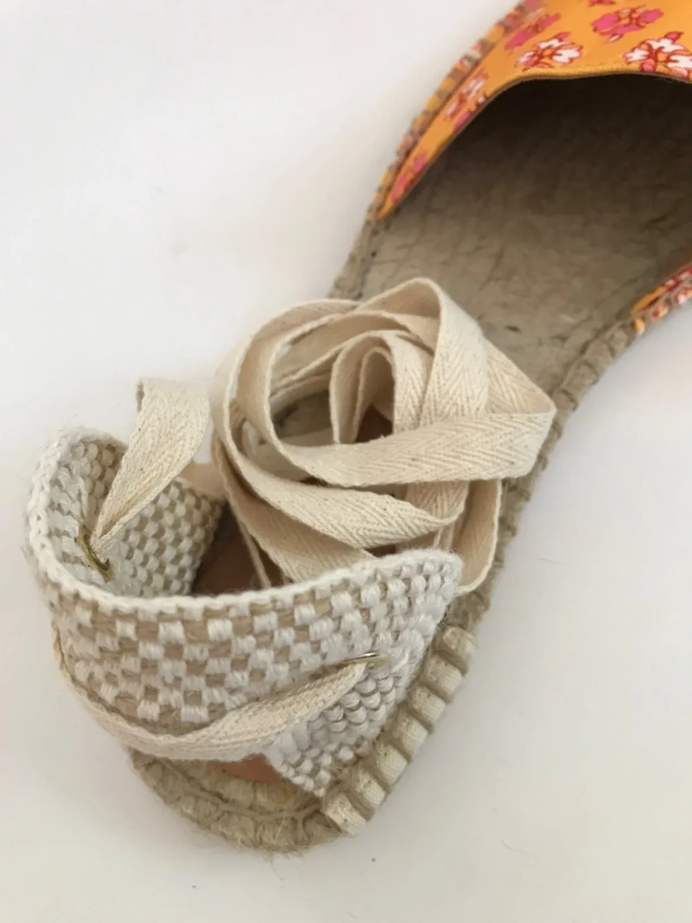 J. CREW FACTORY Ankle Wrap Espadrille Sandal Size 9.5